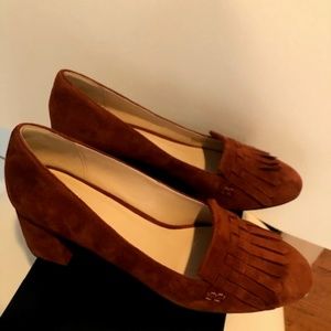 cole haan mabel tassel suede pumps